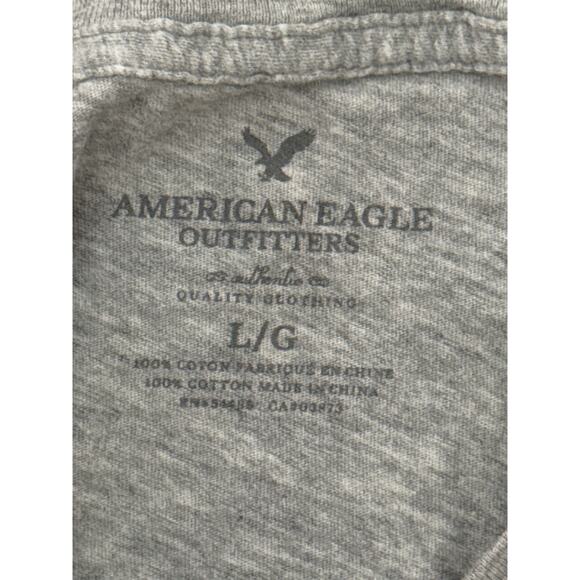 Vintage AEO American Eagle Girls Youth Size Large Gray Short Sleeve Shirt - Picture 6 of 6
